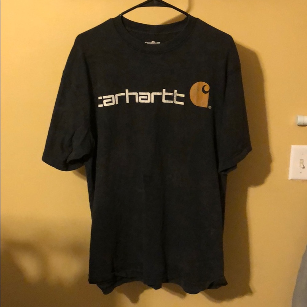 Black Carhartt Logo T-Shirt